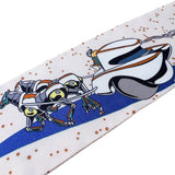 エルメス HERMES ツイリー　スペースダービー　Space Derby クリーム/ブルー/マルチカラー シルク レディース スカーフ