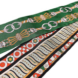 エルメス HERMES ツイリー　HARNAIS EN RO SACE グリーン シルク レディース スカーフ