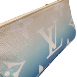 ルイ・ヴィトン LOUIS VUITTON ミルティポシェット・アクセソワール M57633 ブルー　ゴールド金具 モノグラムジャイアント レディース ショルダーバッグ
