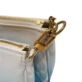 ルイ・ヴィトン LOUIS VUITTON ミルティポシェット・アクセソワール M57633 ブルー　ゴールド金具 モノグラムジャイアント レディース ショルダーバッグ