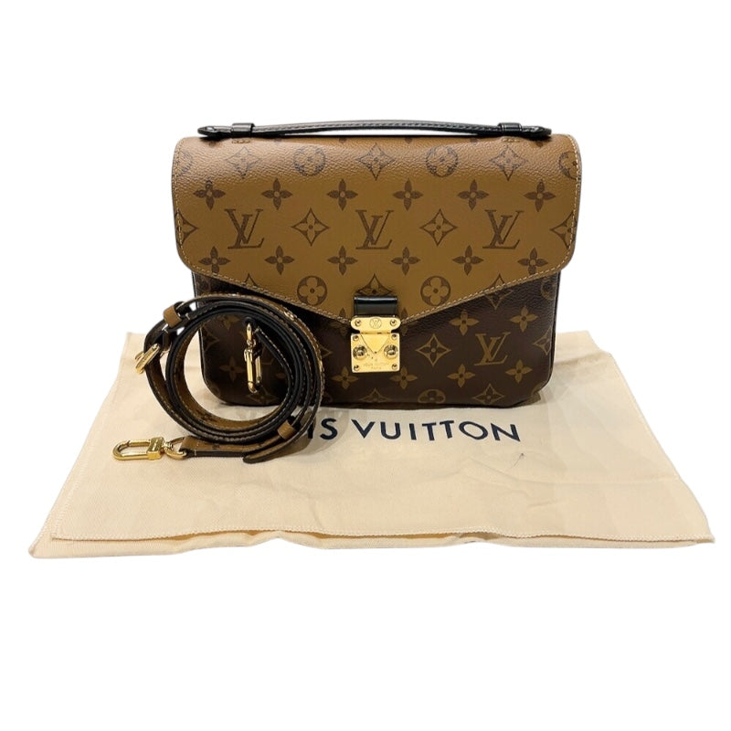 ルイ・ヴィトン LOUIS VUITTON ポシェット・メティスMM M44876 ブラウン ゴールド金具 モノグラムリバース レディース |  中古ブランドリユースショップ OKURA(おお蔵)