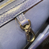 ルイ・ヴィトン LOUIS VUITTON カプシーヌBB N92667 ネイビー　シルバー金具 パイソン/レザー レディース ハンドバッグ