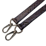 ルイ・ヴィトン LOUIS VUITTON カプシーヌBB N92667 ネイビー　シルバー金具 パイソン/レザー レディース ハンドバッグ