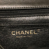 シャネル CHANEL ミニマトラッセ18 パテント A01115 ブラック　ゴールド金具 エナメル レディース ショルダーバッグ