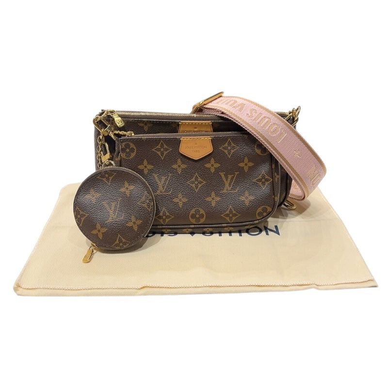 ルイ・ヴィトン LOUIS VUITTON ミュルティ・ポシェット・アクセソワール M44840 ブラウン ゴールド金具 モノグラム レディ |  中古ブランドリユースショップ OKURA(おお蔵)