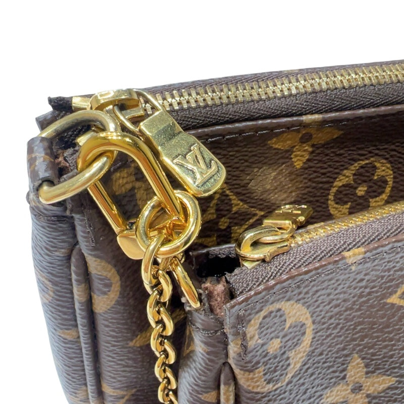 ルイ・ヴィトン LOUIS VUITTON ミュルティ・ポシェット・アクセソワール M44840 ブラウン ゴールド金具 モノグラム レディ |  中古ブランドリユースショップ OKURA(おお蔵)