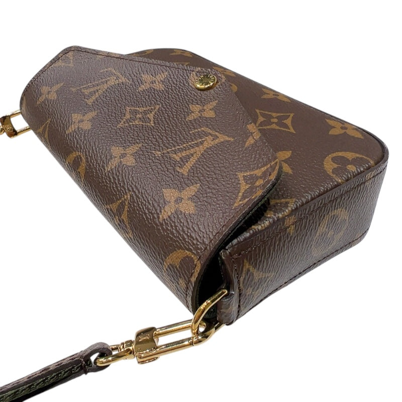 ルイ・ヴィトン LOUIS VUITTON ミュルティポシェット・フェリシー M80091 ブラウン ゴールド金具 モノグラム レディース |  中古ブランドリユースショップ OKURA(おお蔵)