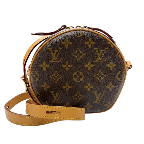 ルイ・ヴィトン LOUIS VUITTON ボワット・シャポースープルPM M45578 ブラウン　ゴールド金具 モノグラム レディース ショルダーバッグ