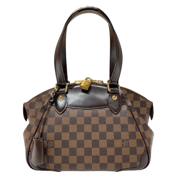 ルイ・ヴィトン LOUIS VUITTON ヴェローナPM N41117 ブラウン　ゴールド金具 ダミエ レディース ハンドバッグ