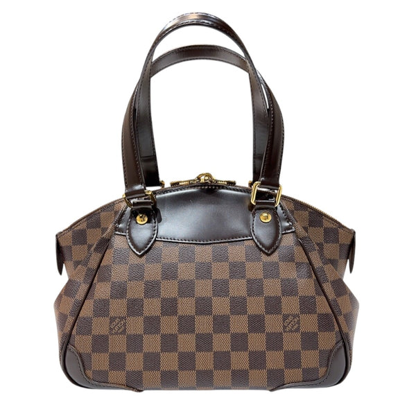 ルイ・ヴィトン LOUIS VUITTON ヴェローナPM N41117 ブラウン　ゴールド金具 ダミエ レディース ハンドバッグ