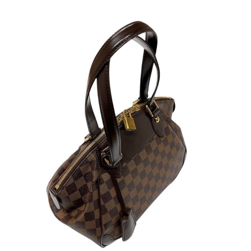 ルイ・ヴィトン LOUIS VUITTON ヴェローナPM N41117 ブラウン　ゴールド金具 ダミエ レディース ハンドバッグ