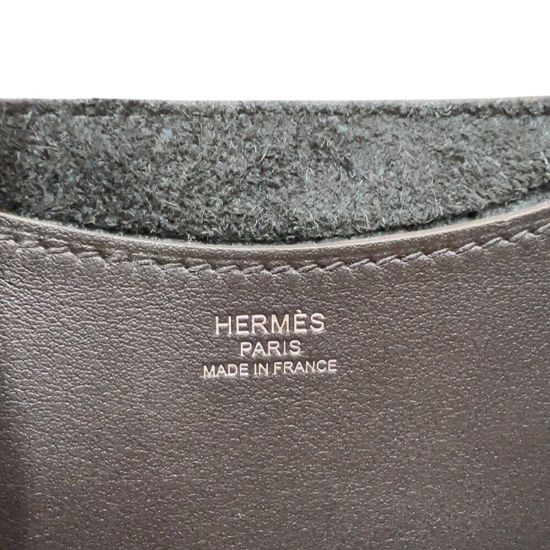 エルメス HERMES インザループ18 B刻印　(2023年製) ブラック シルバー金具 トリヨンクレマンス レディース ハンドバッグ