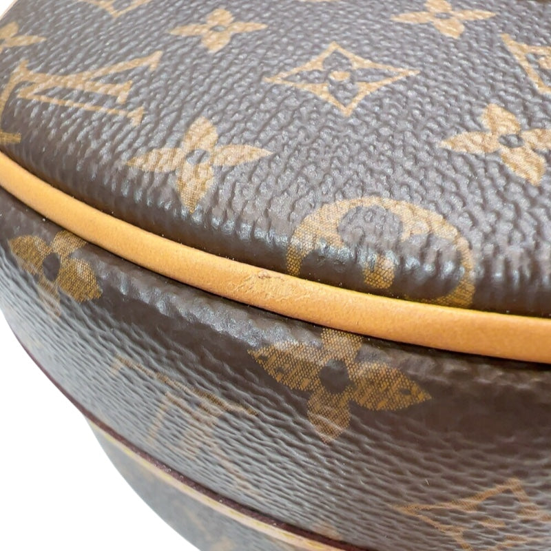 ルイ・ヴィトン LOUIS VUITTON プティット・ボワット・シャポー M43514 ブラウン　ゴールド金具 モノグラム レディース ショルダーバッグ