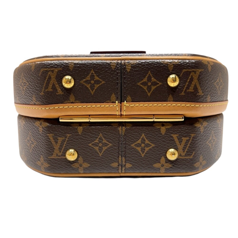 ルイ・ヴィトン LOUIS VUITTON プティット・ボワット・シャポー M43514 ブラウン　ゴールド金具 モノグラム レディース ショルダーバッグ