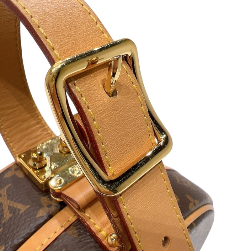 ルイ・ヴィトン LOUIS VUITTON プティット・ボワット・シャポー M43514 ブラウン　ゴールド金具 モノグラム レディース ショルダーバッグ