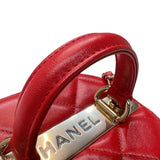 シャネル CHANEL トレンディCCバニティチェーンショルダー AS1626 レッド　ゴールド金具 ラムスキン レディース ショルダーバッグ