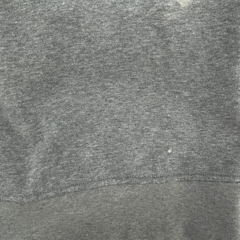 エルメス HERMES レザーテープポケット スウェットシャツ グレー コットン メンズ スウェット