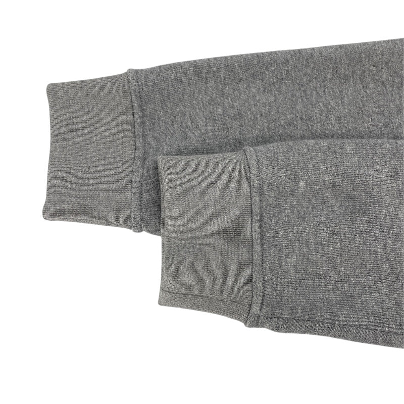 エルメス HERMES レザーテープポケット スウェットシャツ グレー コットン メンズ スウェット