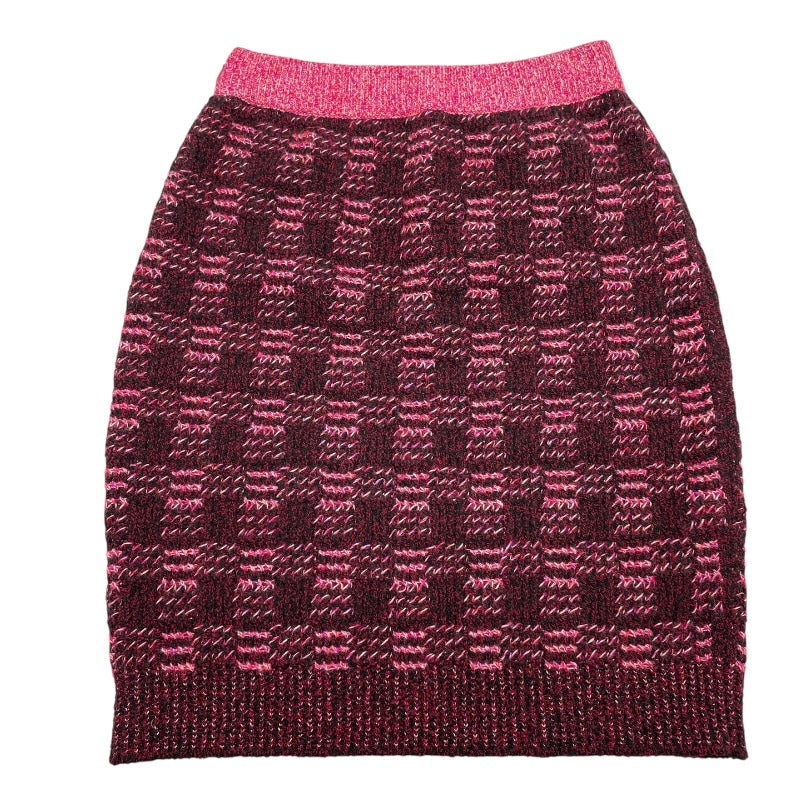 シャネル CHANEL カシミヤウールニットベスト＆スカートセットアップ P73852/P73890 ピンク ウール レディース セットアップ