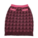 シャネル CHANEL カシミヤウールニットベスト＆スカートセットアップ P73852/P73890 ピンク ウール レディース セットアップ