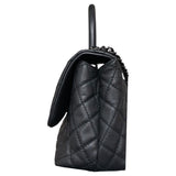 シャネル CHANEL ココハンドル29 A92991 ブラック・シルバー金具 牛革 キャビアスキン レディース ショルダーバッグ