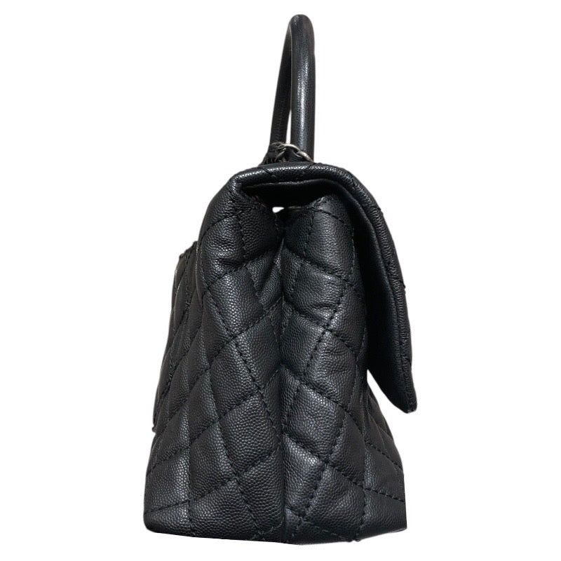 シャネル CHANEL ココハンドル29 A92991 ブラック・シルバー金具 牛革