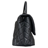 シャネル CHANEL ココハンドル29 A92991 ブラック・シルバー金具 牛革 キャビアスキン レディース ショルダーバッグ