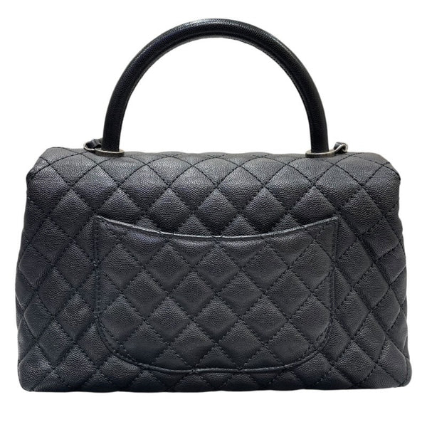 シャネル CHANEL ココハンドル29 A92991 ブラック・シルバー金具 牛革 キャビアスキン レディース ショルダーバッグ