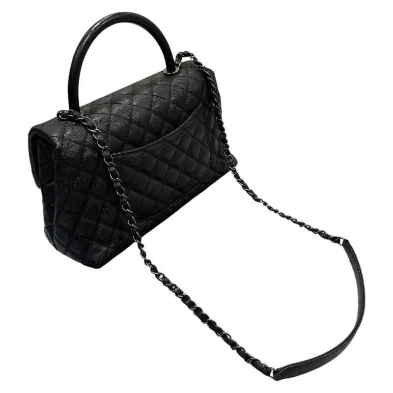シャネル CHANEL ココハンドル29 A92991 ブラック・シルバー金具 牛革