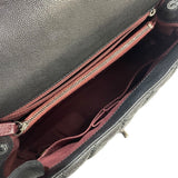 シャネル CHANEL ココハンドル29 A92991 ブラック・シルバー金具 牛革 キャビアスキン レディース ショルダーバッグ