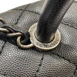 シャネル CHANEL ココハンドル29 A92991 ブラック・シルバー金具 牛革 キャビアスキン レディース ショルダーバッグ
