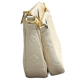 ルイ・ヴィトン LOUIS VUITTON ミュルティ・ポシェットアクセソワール M46568 ベージュ GD金具 モノグラム・アンプラント レディース ショルダーバッグ
