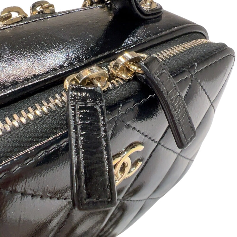 中古・古着通販】CHANEL (シャネル) バニティバッグ ブラック