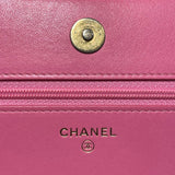 シャネル CHANEL ボーイシャネルチェーンショルダ A81969 ピンク　GD金具 キャビアスキン レディース ショルダーバッグ