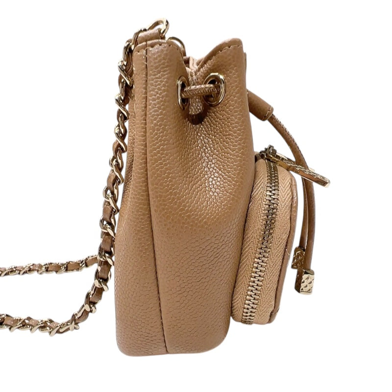 大人可愛い 25A【CHANEL】 シャネル マトラッセ 巾着バッグ 大人可愛い 25A【CHANEL】 シャネル マトラッセ 巾着バッグ