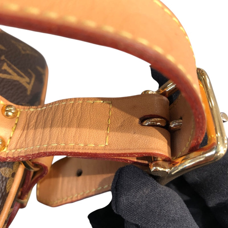ルイ・ヴィトン LOUIS VUITTON プティット・ポワット・シャポー M43514 ブラウン モノグラムキャンバス レディース ショルダーバッグ