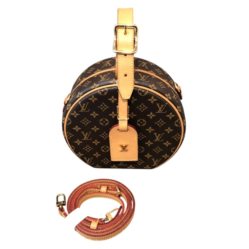 ルイ・ヴィトン LOUIS VUITTON プティット・ポワット・シャポー M43514 ブラウン モノグラムキャンバス レディース ショルダーバッグ