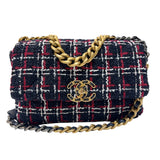 シャネル CHANEL CHANEL19フラップバッグ AS1160 マルチ　ゴールド・シルバー金具  ツイード レディース ショルダーバッグ