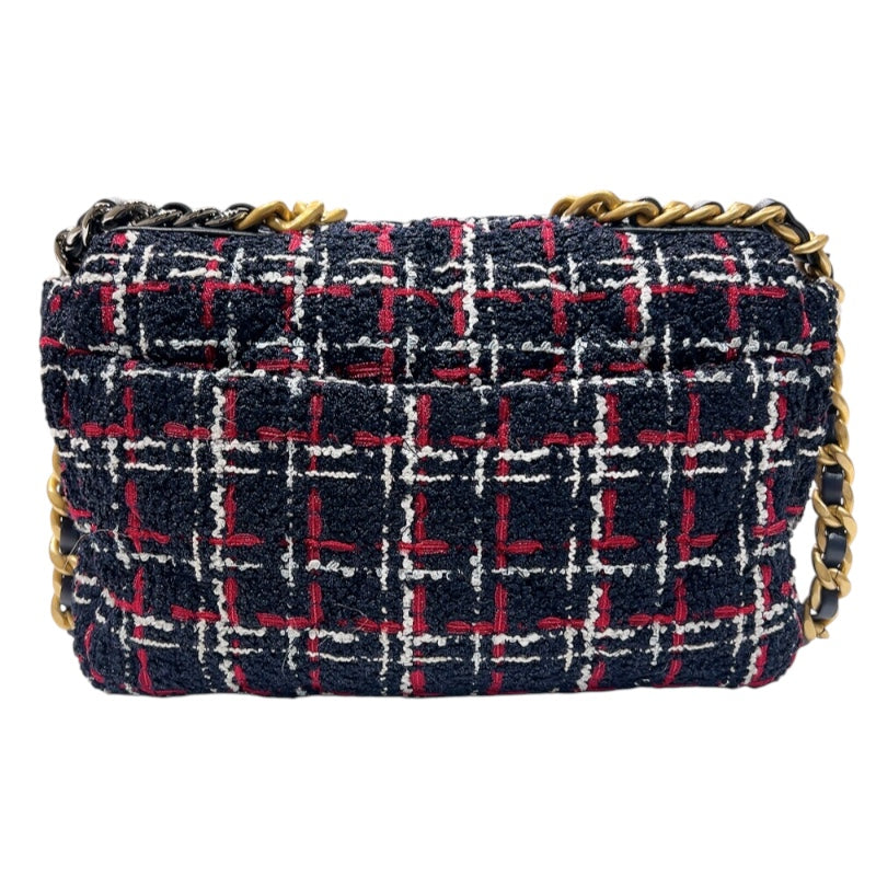 シャネル CHANEL CHANEL19フラップバッグ AS1160 マルチ　ゴールド・シルバー金具  ツイード レディース ショルダーバッグ