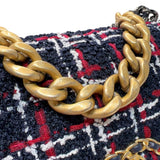 シャネル CHANEL CHANEL19フラップバッグ AS1160 マルチ　ゴールド・シルバー金具  ツイード レディース ショルダーバッグ