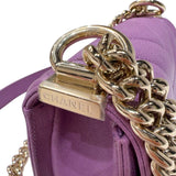 シャネル CHANEL ボーイシャネル15　Vステッチ　ミニチェーンショルダーバッグ A67364 パープルー　ゴールド金具 キャビアスキン レディース ショルダーバッグ
