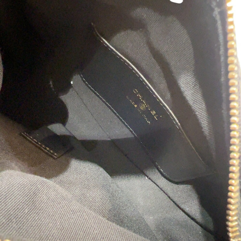 シャネル CHANEL リボン付　マトラッセミニハンドバッグ AP3943 ブラック　ゴールド金具 キャビアスキン レディース ショルダーバッグ