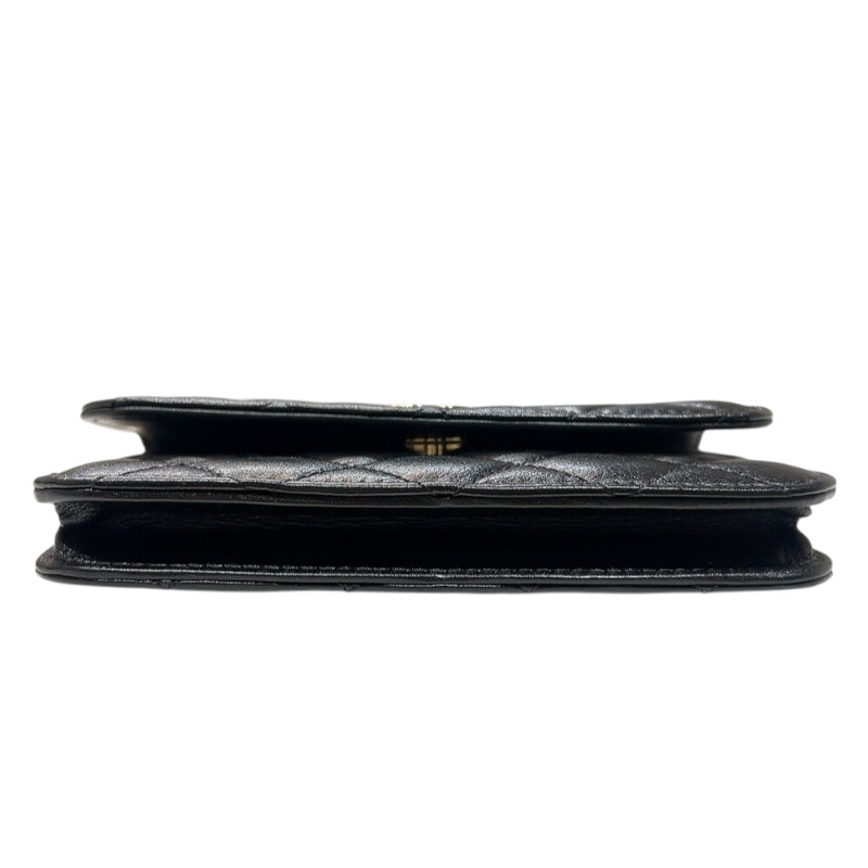 【CHANEL】パールチェーン ショルダーウォレット ラムスキン シャネル CHANEL パールチェーンウォレット AP1839 ブラック