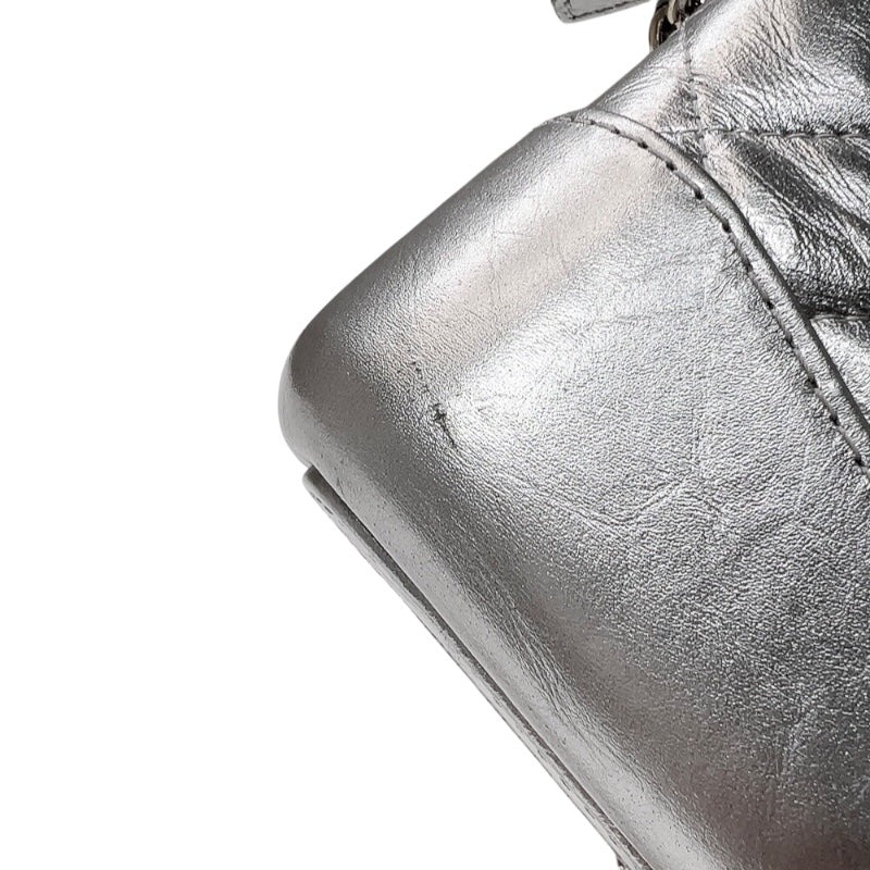 シャネル CHANEL ガブリエル　チェーンウォオレット A945050 シルバー　シルバー/ゴールド金具 ラムスキン レディース ショルダーバッグ