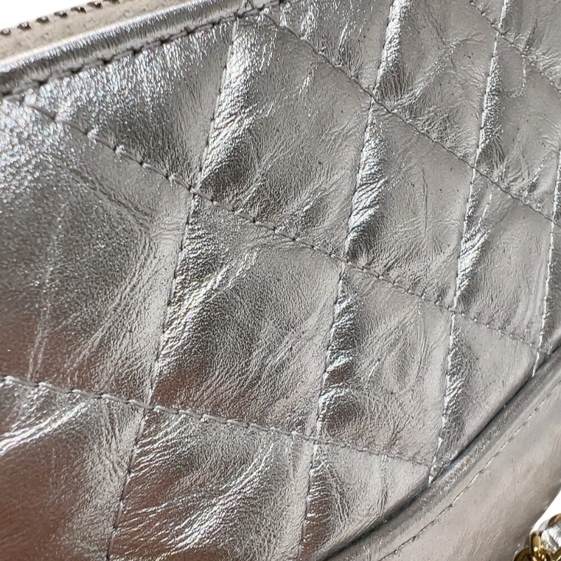 シャネル CHANEL ガブリエル　チェーンウォオレット A945050 シルバー　シルバー/ゴールド金具 ラムスキン レディース ショルダーバッグ