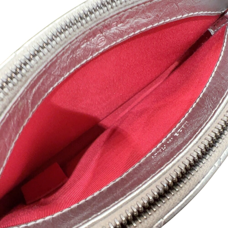 シャネル CHANEL ガブリエル　チェーンウォオレット A945050 シルバー　シルバー/ゴールド金具 ラムスキン レディース ショルダーバッグ