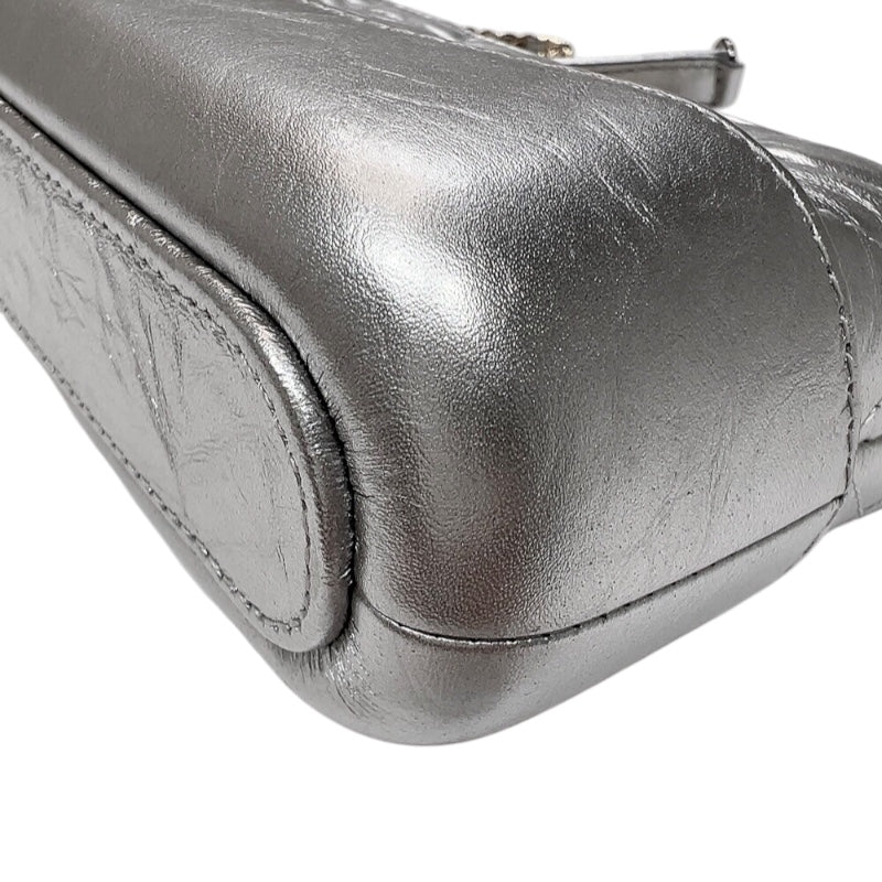 シャネル CHANEL ガブリエル　チェーンウォオレット A945050 シルバー　シルバー/ゴールド金具 ラムスキン レディース ショルダーバッグ