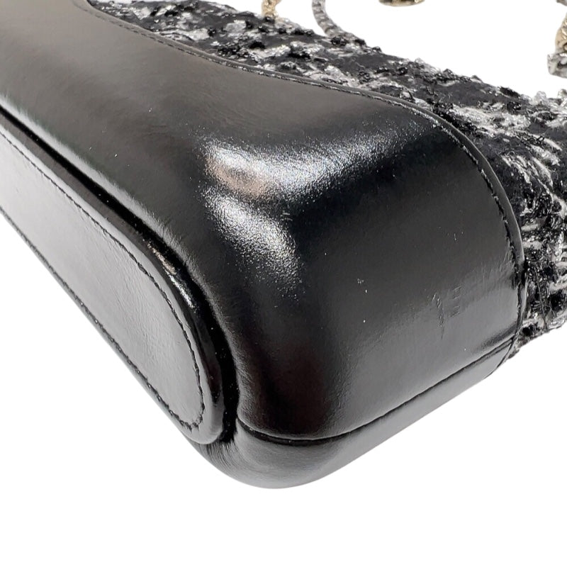 シャネル CHANEL ガブリエル　チェーンウォオレット A945050 ブラック/シルバー　シルバー/ゴールド金具 ツイード/レザー レディース ショルダーバッグ