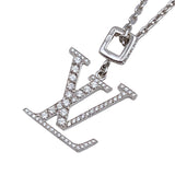 ルイ・ヴィトン LOUIS VUITTON パンダティフLVダイヤネックレス K18ホワイトゴールド ジュエリー