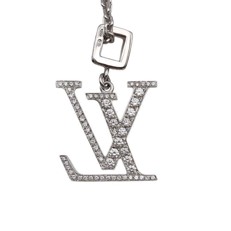 ルイ・ヴィトン LOUIS VUITTON パンダティフLVダイヤネックレス K18ホワイトゴールド ジュエリー